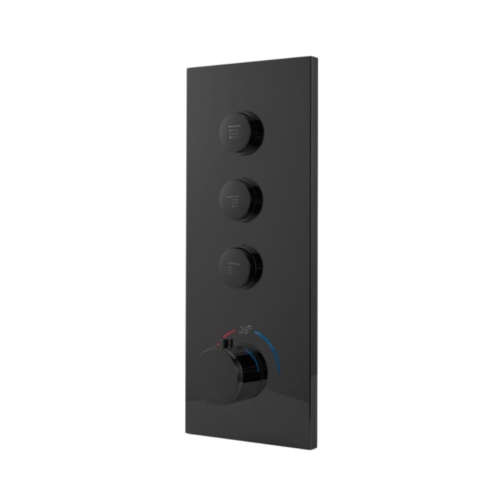 Смеситель встраиваемый Vincea Inspire для душа 3-х функциональный Черный матовый