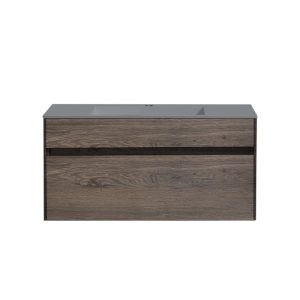 Тумба подвесная Vincea Chiara 100 Дуб темный