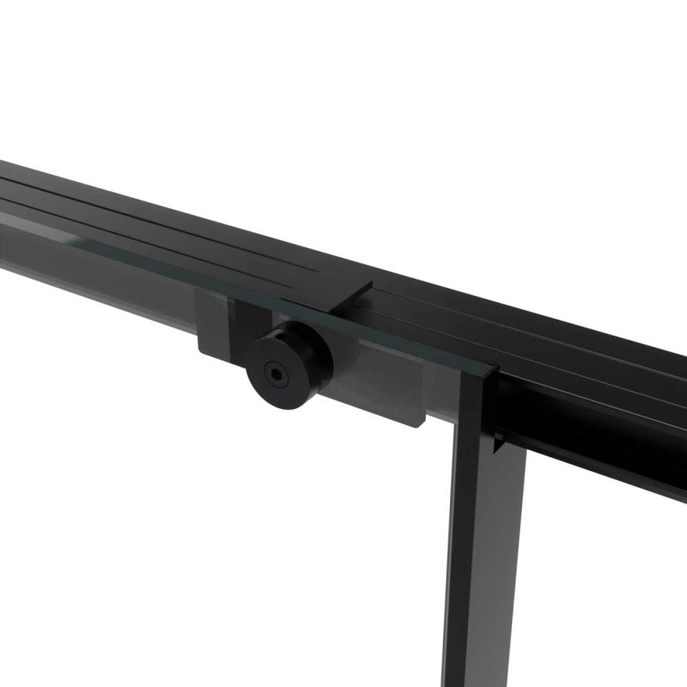 Душевой уголок Vincea Slim Soft 120х90 Черный / Тонированное — изображение 2